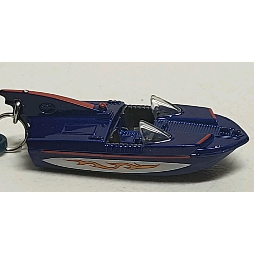 Hot Wheels DC Comics 1966 Bat Boat Diecast 1:64 Custom Keychain